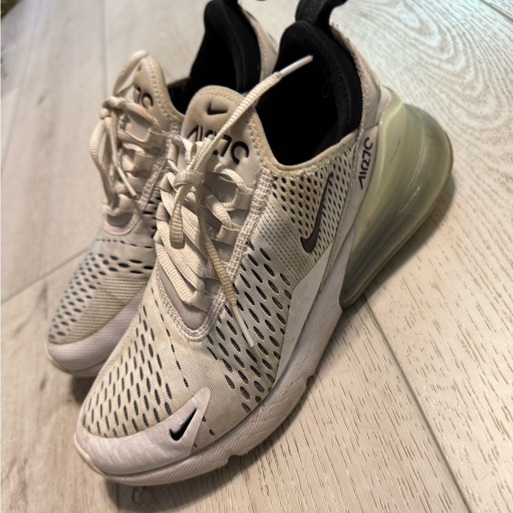 Nike Air Max 270 Beige and Black Sneakers